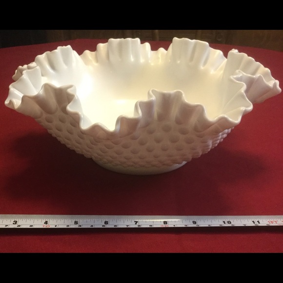 Fenton Hobnail Low Bowl - Picture 2 of 5